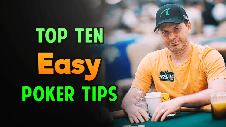 Whether you are a tournament player or a cash game grinder, Jonathan Little's Top Ten Poker Tips can help you become a winning poker player.